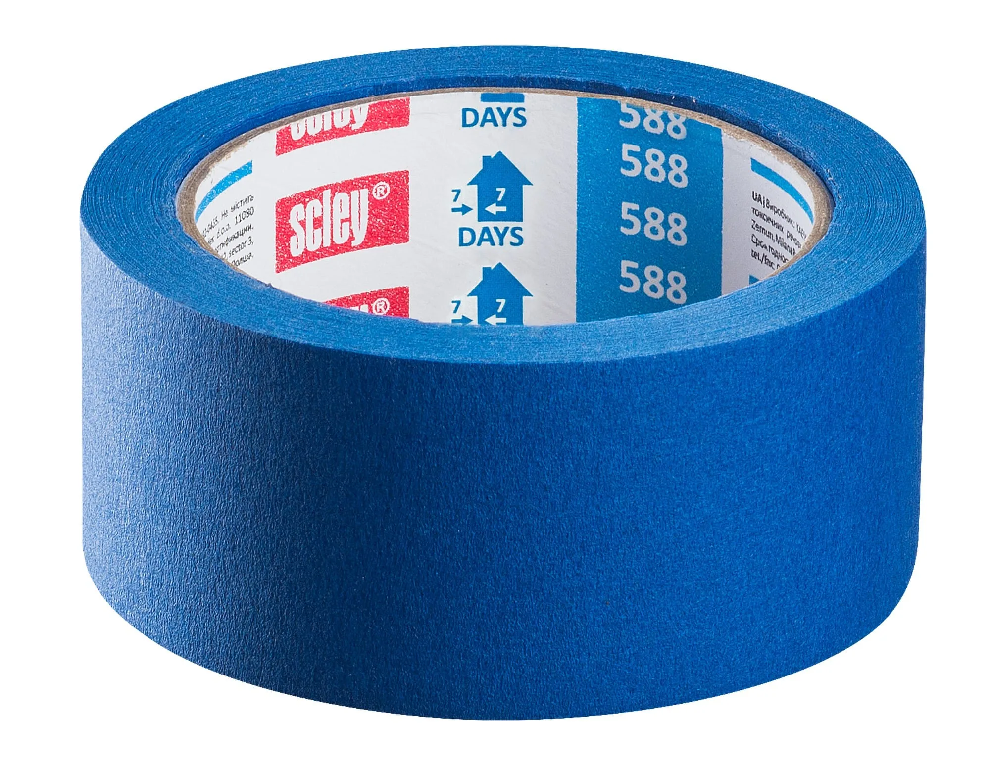 Taśma papierowa 25cm x 33m niebieska 14dni KAEM 0300-883325