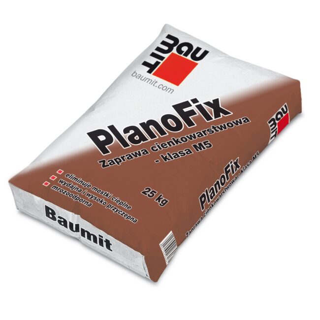 BAUMIT PlanoFix zaprawa cienkowarstwowa szara klasa - M5 25kg