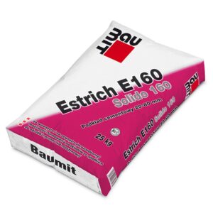 BAUMIT Estrich E160 25kg jastrych cementowy 25 -80 mm (POSADZKA CEMENT)