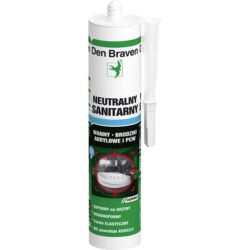 Silikon neutralny NAF SANITARNY biały 300ml DEN BRAVEN