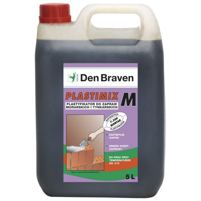 PLASTMIX-M PLASTIFIKATOR DO BETONU 5L DEN BRAVEN