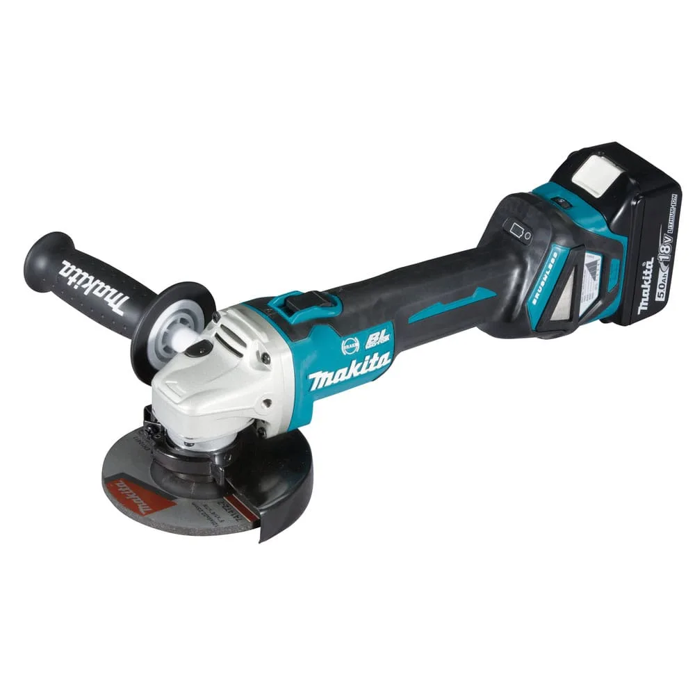 Makita szlifierka kątowa DGA513RTJ 125mm 18V Li-ion BLDC 2×5.0Ah