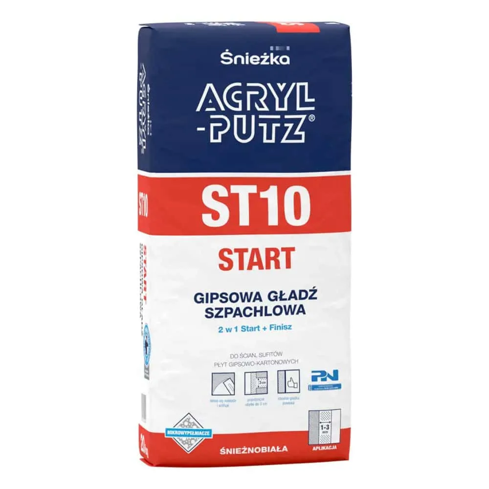 Gładź szpachlowa START+FINISH 20 kg ACRYL PUTZ