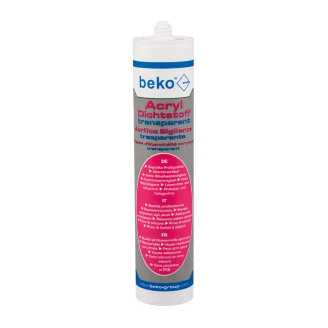 Akryl bezbarwny 310ml BEKO Akryl bezbarwny 310ml BEKO