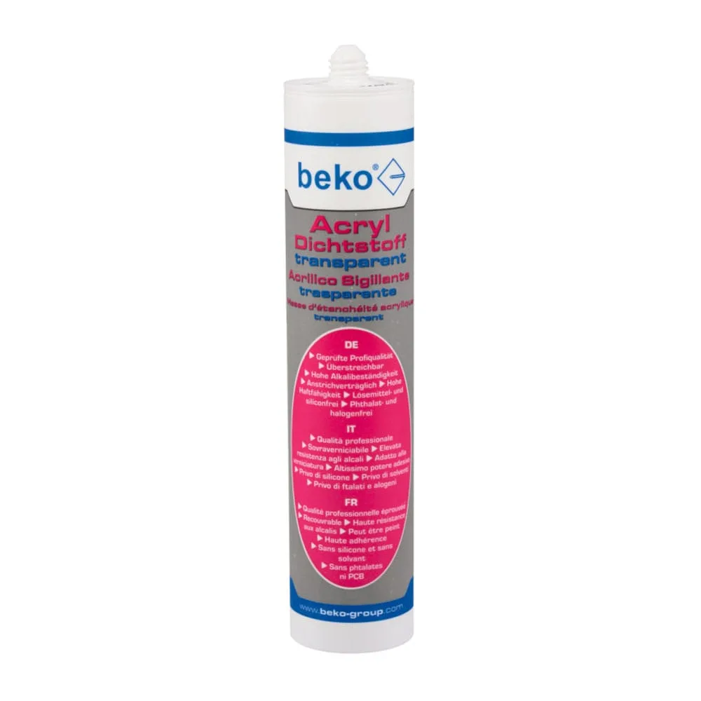 Akryl bezbarwny 310ml BEKO