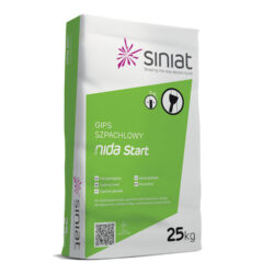 Gips szpachlowy NIDA START 25kg SINIAT