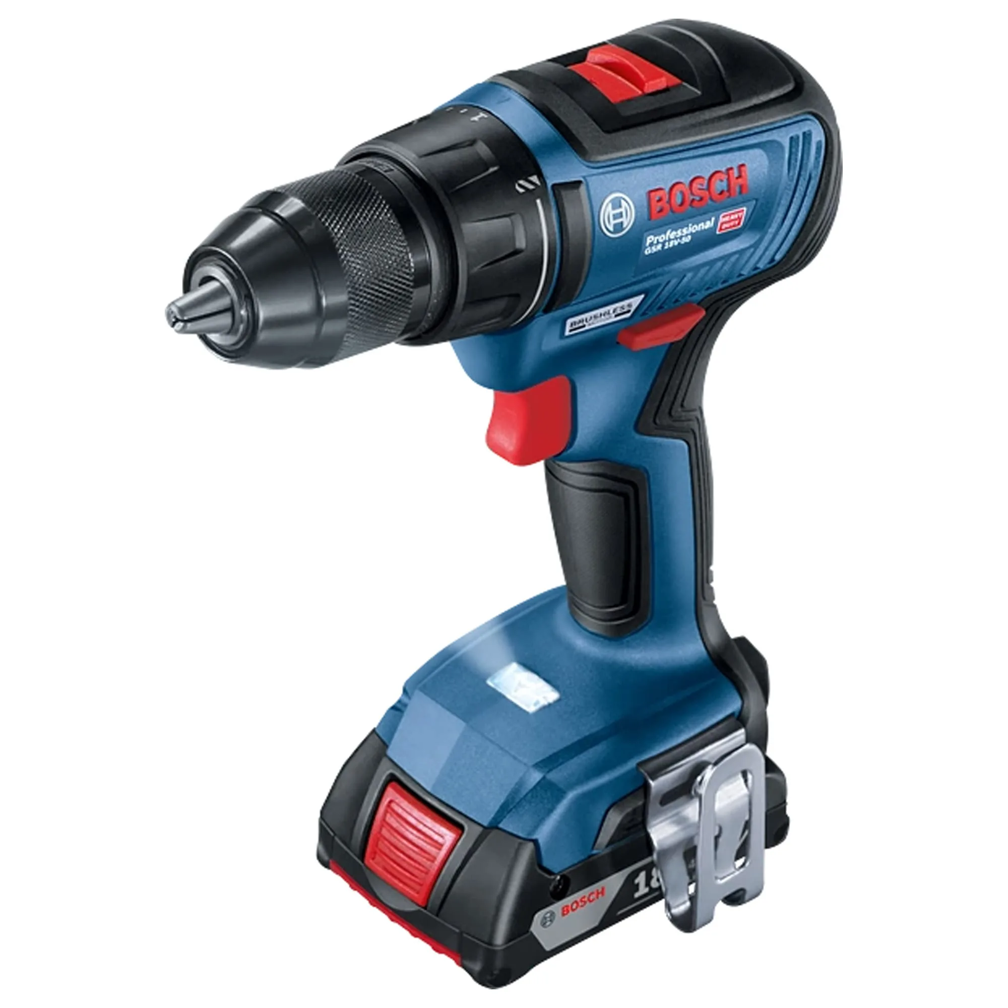 Wiertarko-wkrętarka akumulatorowa GSR 18V-50 2x5Ah BOSCH