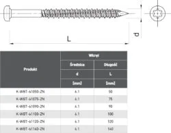1X75 100szt WBT-61075-ZN