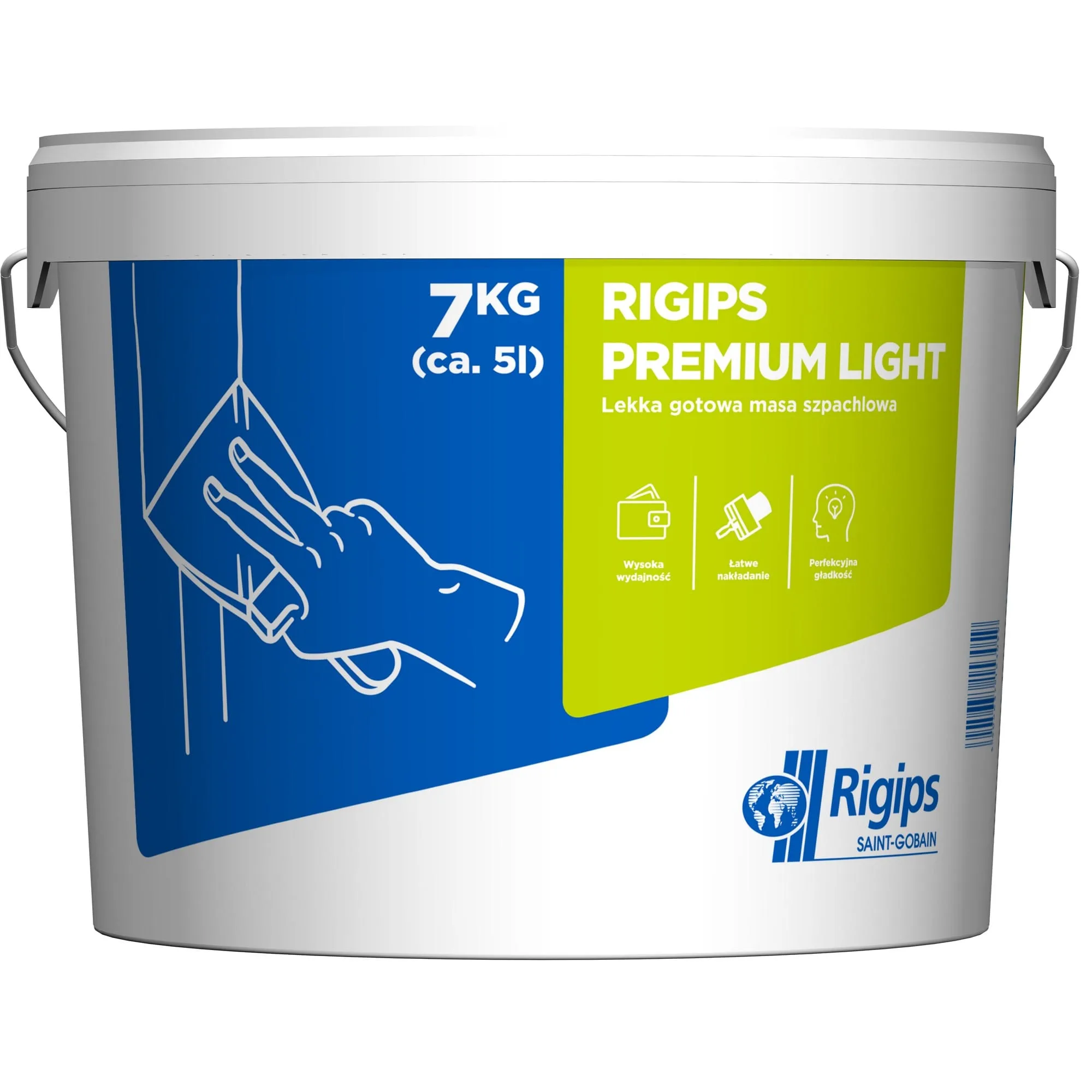 MASA SZPACHLOWA LEKKA – PREMIUM LIGHT 21 KG (515655) RIGIPS
