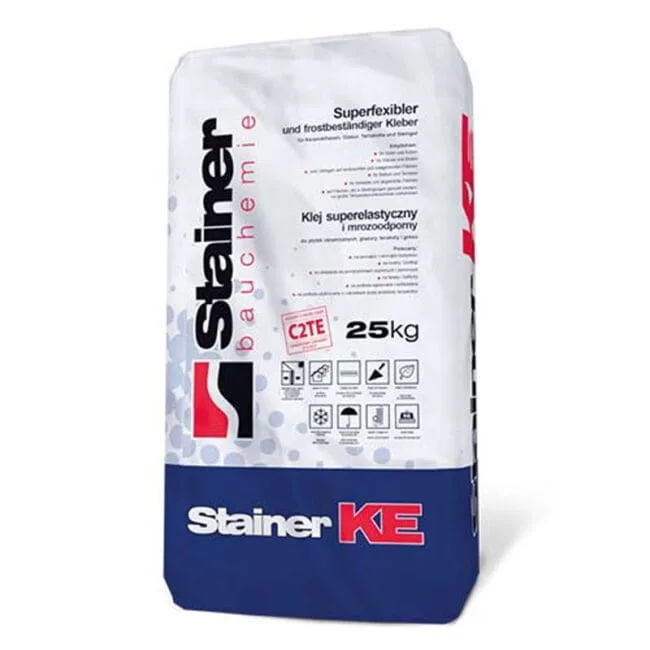 STAINER KE klej elastyczny do glazury 25kg STAINER KE klej elastyczny do glazury 25kg