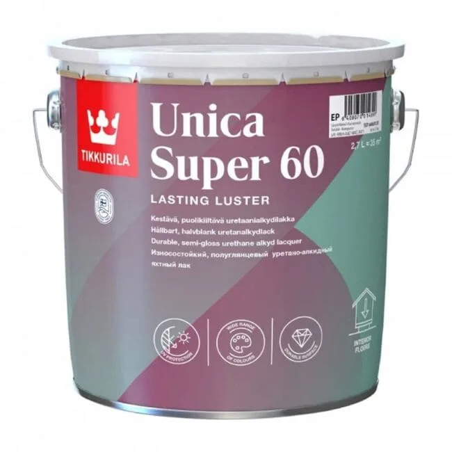 UNICA SUPER SEMI GLOSS 60 0.9L TIKKURILA UNICA SUPER SEMI GLOSS 60 0.9L TIKKURILA